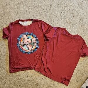 Red Graphic Short Sleeve Tee